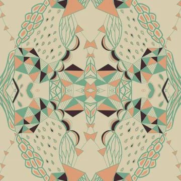 Hand drawn background with artistic pattern. Stock Illustration