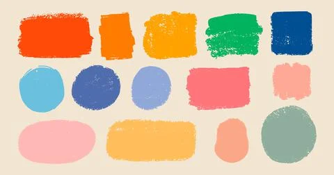 Hand Drawn Background Organic Set Stock Illustration