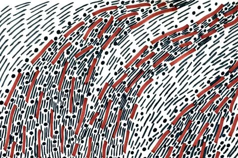 Hand drawn background painted with marker pens Stock Illustration
