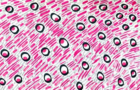 Hand drawn background painted with marker pens Stock Illustration