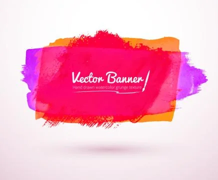 Hand drawn banner Stock Illustration