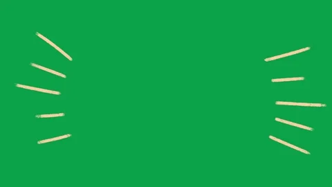 Hand Drawn Beige Accent Speed Lines Green Screen Motion Graphic Stock Footage 344049219
