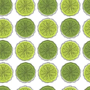 Hand drawn bergamot fruit. Stock Illustration