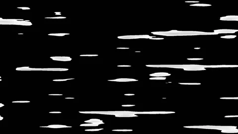 Hand drawn Black and white water animation background Stock Footage 295192085