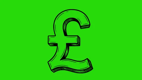 Hand drawn black fill pound symbol loop animation Vídeo Stock 331941391