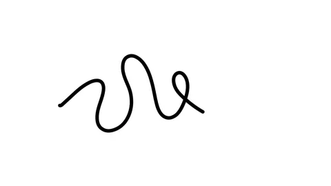 Hand Drawn Black Squiggle Line Animation Loop Stock Footage 333102109