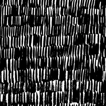 Hand drawn black vertical lines seamless pattern. 스톡 일러스트