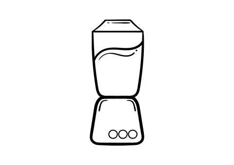 Hand drawn blender Stock Illustration