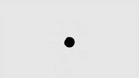 Hand drawn blowing animation with alpha channel, motion graphics. Stock-Footage 141314304