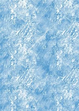 Hand drawn blue abstract shapes made with pencil watercolor digital background Stock Illustration