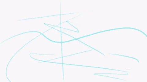 Hand Drawn Blue Sketch Line Logo Reveal Animation Stock Footage 340392867