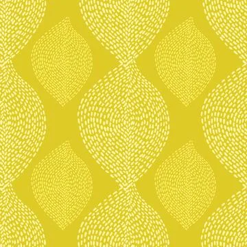 Hand drawn boho seamless background. Abstract dotted shapes natural ethnic Stock Illustration