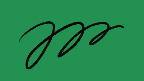 Hand Drawn Bold Black Scribble Waves Animation on Green Screen Overlay Видео 336579146