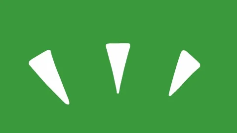 Hand Drawn Bold Triangular Burst Accent FX Animation on Green Screen Background Stockbeeldmateriaal 339335184
