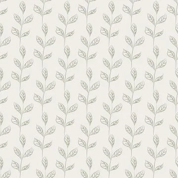 Hand drawn branches Stock Illustration