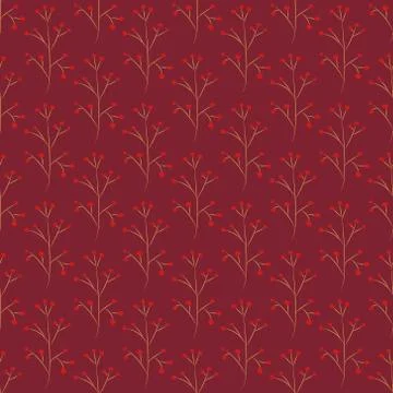 Hand drawn branches Stock Illustration