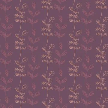 Hand drawn branches Stock Illustration