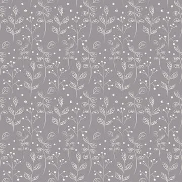 Hand drawn branches Stock Illustration