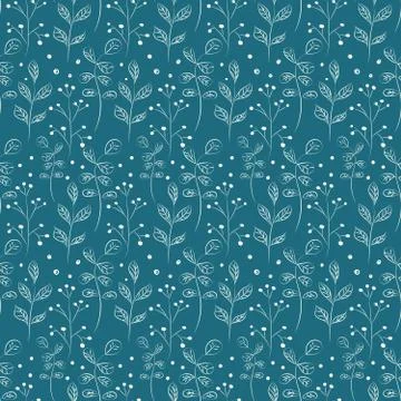 Hand drawn branches Stock Illustration