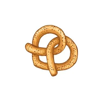 Hand drawn bread Stock Illustration