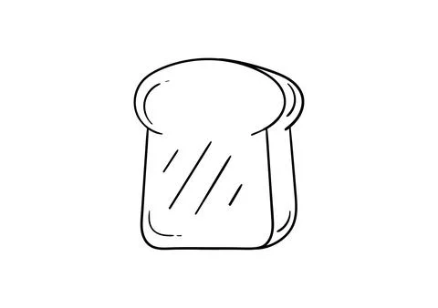 Hand drawn bread Stock Illustration