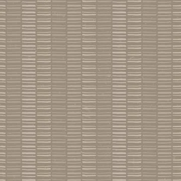 Hand drawn broken horizontal stripe seamless pattern. Modern lines, hand drawn Stock Illustration