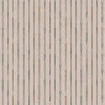 Hand drawn broken vertical textile stripe seamless pattern. Modern burlap linen Stock Illustration