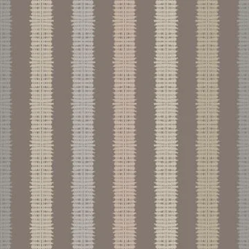 Hand drawn broken vertical textile stripe seamless pattern. Modern burlap linen Stock Illustration