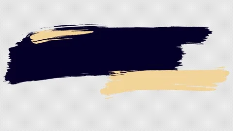 Hand Drawn Brush Stroke Lower Thirds with Transparent Background. Grunge, chalk Video stock 325671308