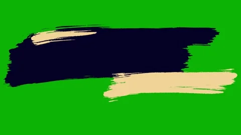 Hand Drawn Brush Stroke Lower Thirds. Grunge, chalk, lower thirds with sketch Stock Footage 325797552