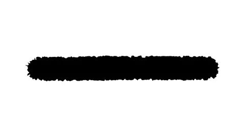 Hand Drawn Brush Stroke Paint In Black And White For Text Concept Stock Footage 298214261