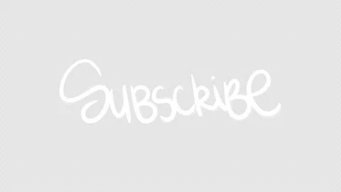 Hand-drawn Brush Subscribe Animation Stop-motion Frame. Alpha Channel. Stock Footage 310736356