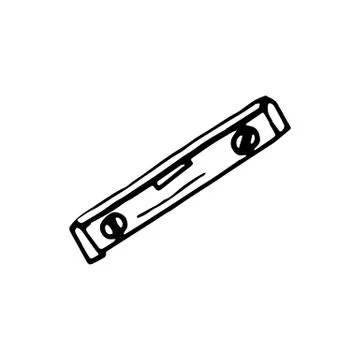 Hand drawn building level doodle. Sketch style icon. Decoration element. Isol Ilustración de archivo