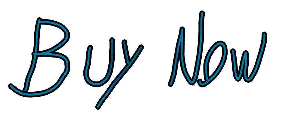 Hand-drawn button with the phrase Buy Now. Illustration. PNG and JPEG. Icon.. Stock Illustration