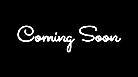 Hand Drawn Calligraphy Monoline Coming Soon Animation. Stock Footage 302174964