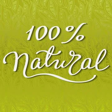 Hand drawn calligraphy sign Stock Illustration