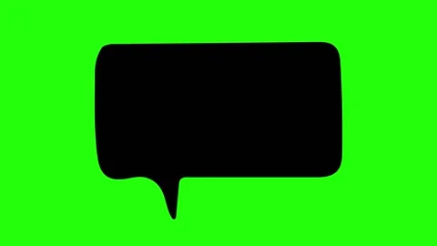 Hand Drawn Callout Shape, Speech Bubble Wiggling and  Floating Stock Footage 228883202