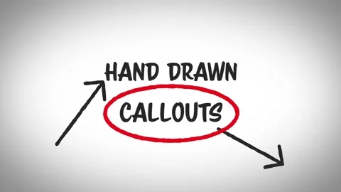 Hand Drawn Callouts Stock After Effects