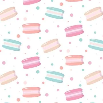 Hand drawn candy colors pattern illustration Stock Illustration