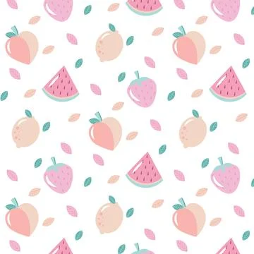 Hand drawn candy colors pattern illustration Stock Illustration