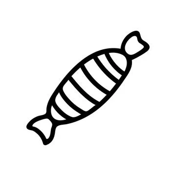 Hand drawn candy. Doodle vector illustration Stock Illustration