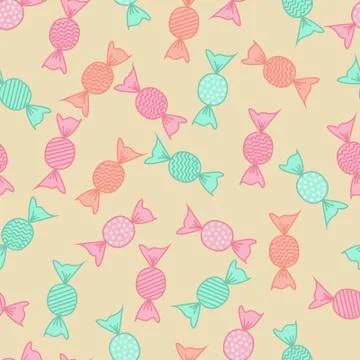 Hand Drawn Candy Stock Illustration