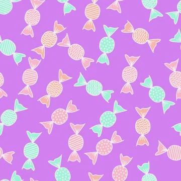 Hand Drawn Candy Stock Illustration