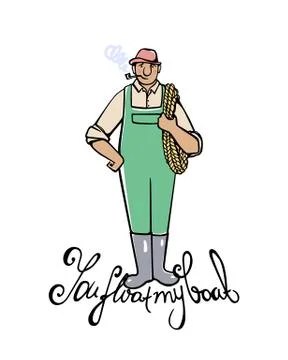 Hand drawn card Stock Illustration