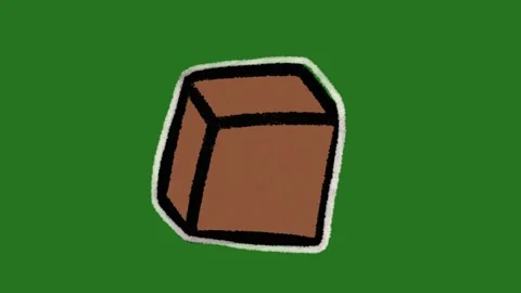 Hand-Drawn Cardboard Box Animation | Delivery 2D Hand-Drawn Object Motion  库存影片 332127307