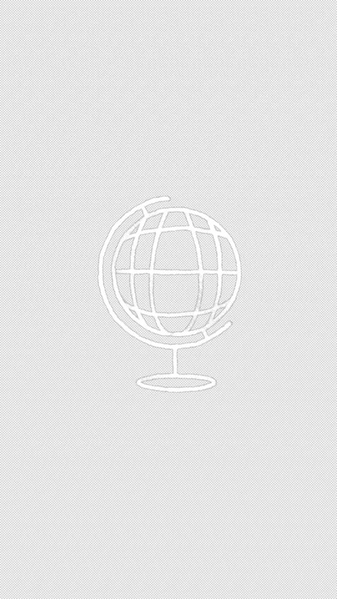 Hand Drawn Chalk Globe Doodle Animation on Transparent Background Stock Footage 342690312