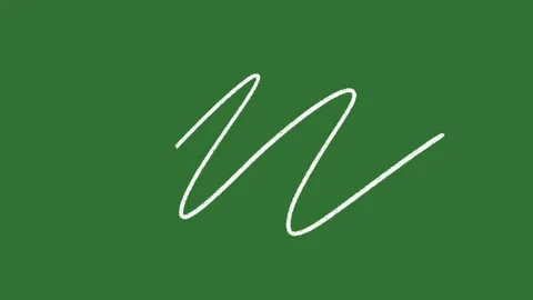 Hand-Drawn Chalk Lines and Strokes Video | Textured Sketch hand drawn animation Stock Footage 332127211
