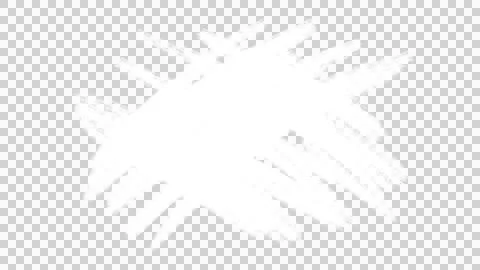 Hand-drawn chalk scribble texture with transparent background. Illustrazione stock