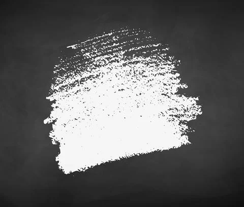 Hand drawn chalked scribble banner Stock Illustration