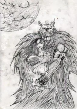 Hand drawn character Stock Illustration